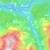 Mapa topográfico Versam, altitud, relieve