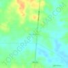 Mapa topográfico Nova Caxias, altitud, relieve
