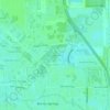 Mapa topográfico Hawthorne, altitud, relieve