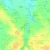 Mapa topográfico La Miltière, altitud, relieve