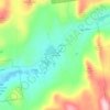 Mapa topográfico Lake Vanare, altitud, relieve
