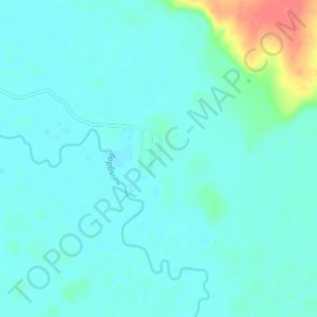 Mapa topográfico Смоляное, altitud, relieve
