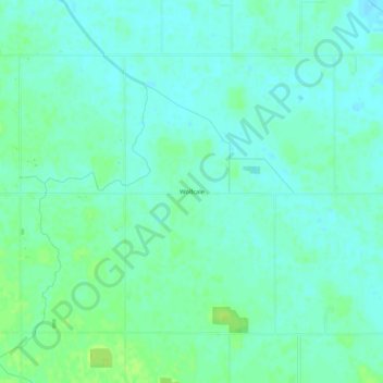 Mapa topográfico Wolfcale, altitud, relieve