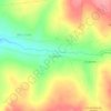 Mapa topográfico Ingazeira, altitud, relieve