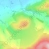 Mapa topográfico Ling Fell, altitud, relieve