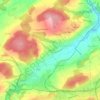 Mapa topográfico Lossy, altitud, relieve