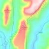 Mapa topográfico Mesa de Guadalupe, altitud, relieve