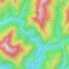 Mapa topográfico I Prati, altitud, relieve