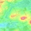 Mapa topográfico Fans, altitud, relieve