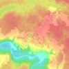 Mapa topográfico Мартыново, altitud, relieve