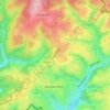 Mapa topográfico Hasenvenn, altitud, relieve