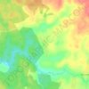Mapa topográfico Малое Ильинское, altitud, relieve