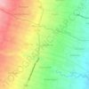 Mapa topográfico Pucang Miliran, altitud, relieve
