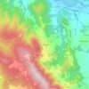 Mapa topográfico Altrocanto, altitud, relieve