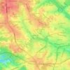 Mapa topográfico Woodbriar, altitud, relieve