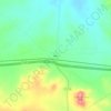 Mapa topográfico Kent, altitud, relieve