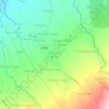 Mapa topográfico Kanlurang Bukal, altitud, relieve