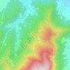 Mapa topográfico Le Balme, altitud, relieve