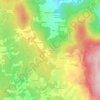 Mapa topográfico Grolet, altitud, relieve