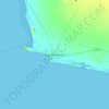 Mapa topográfico Rocky Point, altitud, relieve