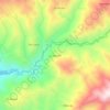 Mapa topográfico La Aguada, altitud, relieve