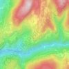 Mapa topográfico Valternigo di Giovo, altitud, relieve