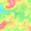 Mapa topográfico Hameau Terrier, altitud, relieve