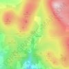 Mapa topográfico Merrivale, altitud, relieve