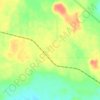 Mapa topográfico Metiskow, altitud, relieve