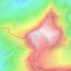 Mapa topográfico Tödi, altitud, relieve