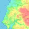 Mapa topográfico Le clos de Trezien, altitud, relieve