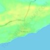 Mapa topográfico Kilakkarai, altitud, relieve
