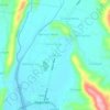 Mapa topográfico Lioac Sur, altitud, relieve