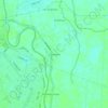 Mapa topográfico Caucaseco, altitud, relieve