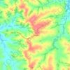 Mapa topográfico Serrote, altitud, relieve