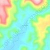 Mapa topográfico Açoita Cavalo, altitud, relieve