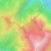 Mapa topográfico Alpe di Moncodeno, altitud, relieve
