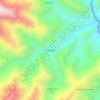 Mapa topográfico El Guayabo, altitud, relieve