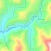 Mapa topográfico Toche, altitud, relieve