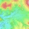 Mapa topográfico Sumène, altitud, relieve