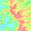 Mapa topográfico Pozzuolo, altitud, relieve