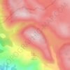 Mapa topográfico Валеница, altitud, relieve