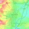 Mapa topográfico Newton Aycliffe, altitud, relieve