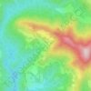 Mapa topográfico Верхнениколаевское, altitud, relieve