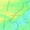 Mapa topográfico 't Kappeltje, altitud, relieve