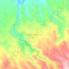 Mapa topográfico Perk. Tambunan, altitud, relieve
