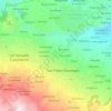 Mapa topográfico Apetatita, altitud, relieve