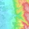 Mapa topográfico La Folerie, altitud, relieve