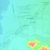 Mapa topográfico La Quinta, altitud, relieve