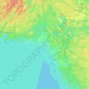 Mapa topográfico Dokis Island, altitud, relieve